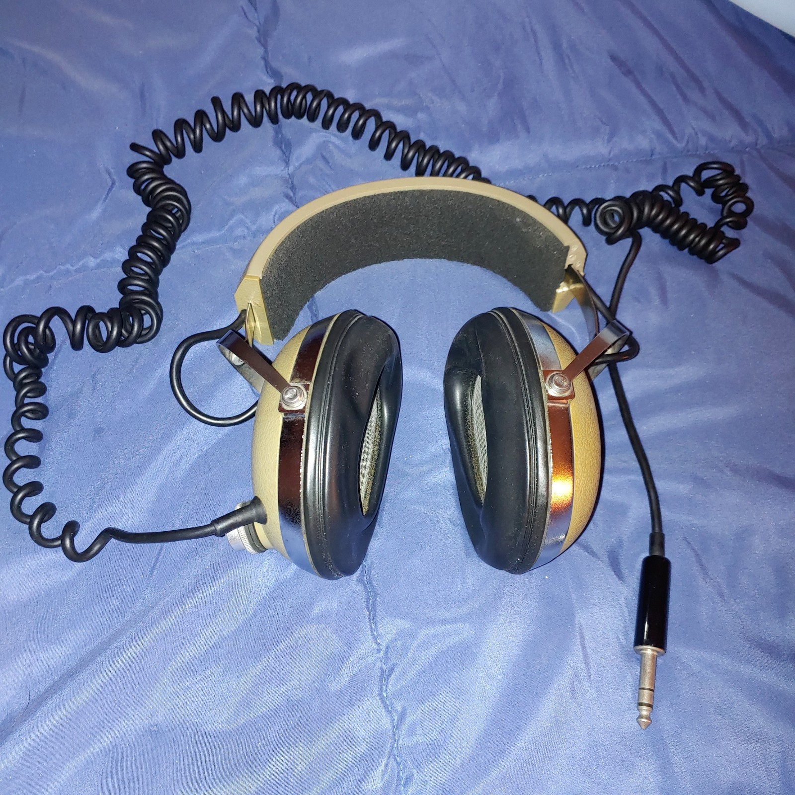 Vintage Koss PRO4AA Headband Headphones - Beige  (NOTES)