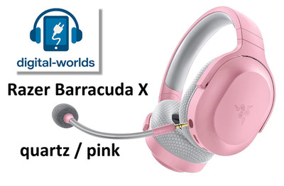 RAZER Barracuda X - wireless Gaming Headset - quartz / pink +++ GUT +++