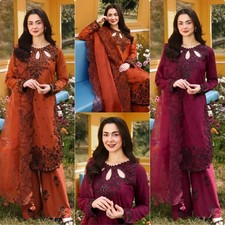Top Sharara Plazoo Suit Party Wear Pakistani Wedding Salwar Kameez Dress Ethnic