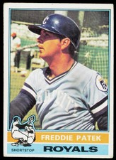 1976 Topps Freddie Patek 167 Kansas City Royals