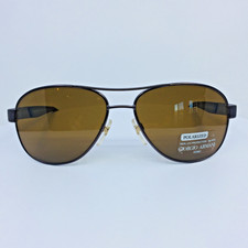 Vintage Giorgio Armani Sunglasses GA 674-P C. 1149/47 Matte Brown Polarized 57mm