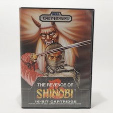 Sega Genesis The Revenge of Shinobi CIB Complete in Box Tested. Read