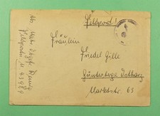 DR WHO 1941 GERMANY WWII FELDPOST 43929 UBOAT 704 TORPEDO +LETTER R67183