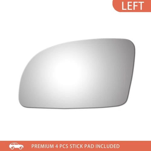 Mirror Glass fits 1998 1999 2000 VW Volkswagen Beetle Driver Left Side LH Flat