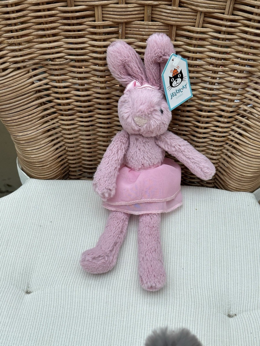 Jellycat Tutu Lulu Pink Bunny Soft Toy New Retired Rare BNWT UK