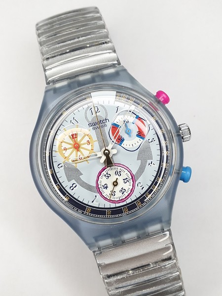 Swatch Power Steel SCN110 - fonctionnel - 37mm