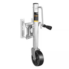 1,000 Lbs. Side-Wind Bolt-On Trailer Jack with Wheel