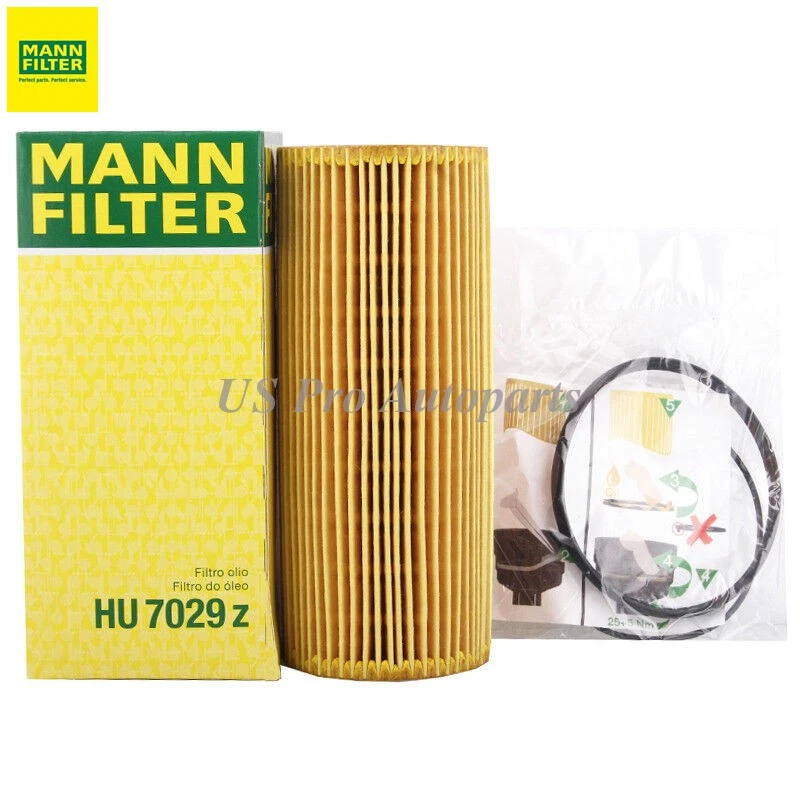 06E115562C 4 pcs OEM MANN Germany Oil Filter For AUDI A5 2012-2016 Q5 2009-12 - Imagem 2 de 4
