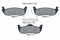 Bremsbelagsatz Scheibenbremse Hinterachse FüR Jeep Commander VAN Grand Cherokee