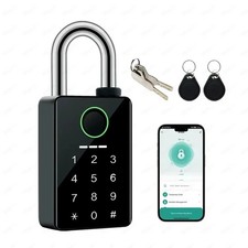 Waterproof Electronic Padlock Keyless Heavy Duty Smart Lock Garage Warehouse Hom