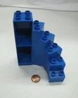 Lego Duplo BLUE SPIRAL STAIRWAY STAIRCASE Castle Vintage Steps Stairs