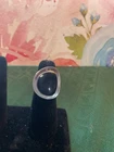 Vintage Silver Ring Black Onyx Sterling 925 Statement Estate Jewelry Marked .925