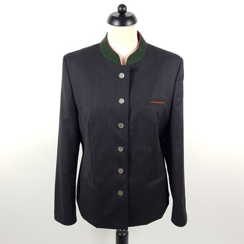 Steinbock, Falkenau by Steinbock Janker Womens Sz 40 Gray Green Red Wool Jacket Blazer