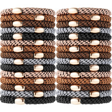 Hair Ties No Damage, 30 Pcs Ponytail Holders Braided Hair Ties for Thick Hair,