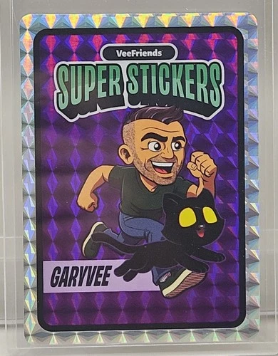 2025 Vee Friends Garyvee / Black Cat Limited Manga Series Super Stickers SP