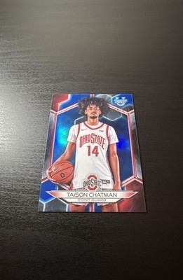 2023-24 Bowman University Best - Taison Chatman #65 Blue Refractor /150 (RC)