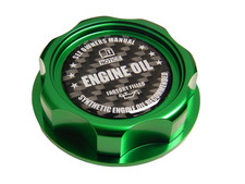 Green Engine Oil M7-style Cnc Engine Oil Filler Cap For Honda Acura Carbon Fiber Green Engine Oil M7-style Cnc Engine Oil Filler Cap For Honda Acura Carbon Fiber