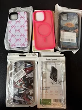 iPhone 13 Phone Case Lot Of 5. See Pictures For More Details.  Pro, Pro Max. Etc