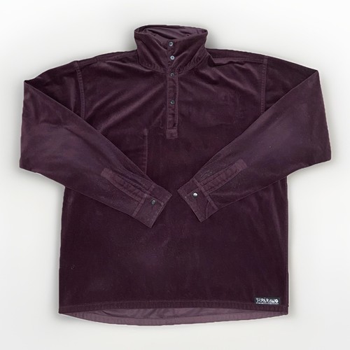 Paramo Parameta Reversible Fleece Top Men’s Large Burgundy Mid Layer Hiking
