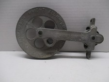 Vintage Heavy Duty Wright Aluminum Clothesline Reel Pulley