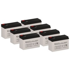 SigmasTek SP12-7.5 T2 12 Volt 7.5 Amp F2 SLA AGM Battery Set of 7
