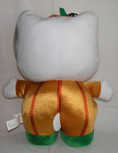 Hello Kitty Halloween Pumpkin Greeter 2025 tamaño completo 18 pulgadas nuevo con etiquetas - Imagen 4 de 8