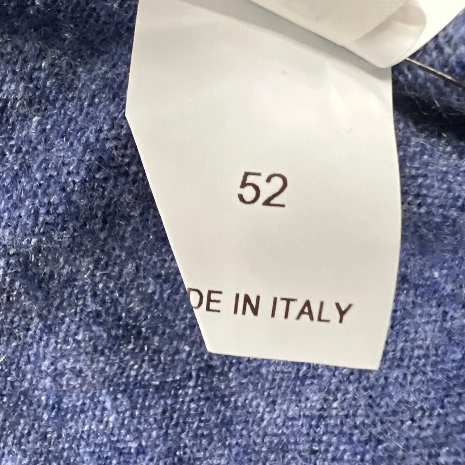 Camisa BRUNELLO CUCINELLI Lana Cachemira Abotonada Para Hombre Talla 52 Azul Foto 3 de 4