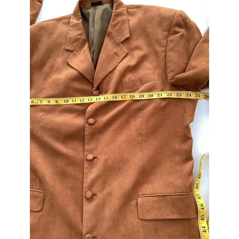 Traje Falcone Hombre Vintage 2 Piezas Marrón Talla 44L / Cintura 38L  Foto 4 de 4