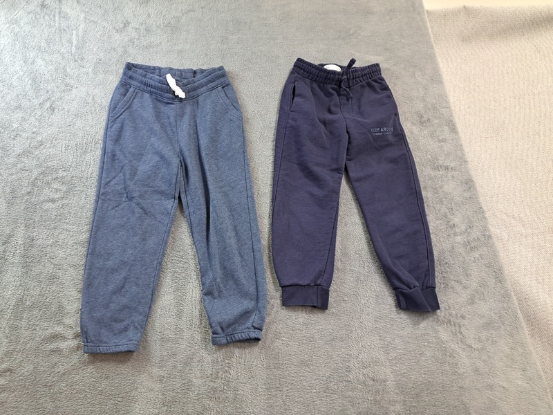 Bundle Of 2 Kids Girls Clothing Sweatpants Size 6-7 Years Blue Elastic Waist