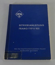 Betriebsanleitung / Handbuch Kleinlastwagen Framo V 901 Stand 1952