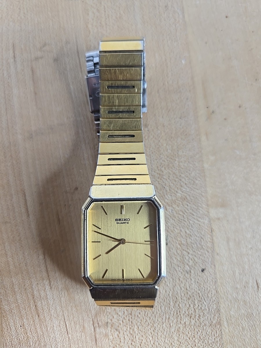 SEIKO 5P31-5049 Three-Hand Quartz Analog Men's Watch Fast Shipping