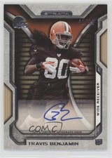 2012 Topps Strata Rookie Auto Gold 31/99 Travis Benjamin #RA-TB Auto 08y1