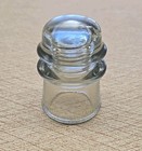 Whitall Tatum No.2 Isolatorkappe Klarglas Made In USA Vintage