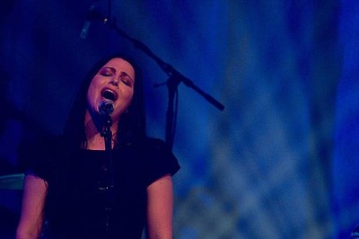 Amy Lee of the band Evanescence performs during We Walk The Line A- Old Photo