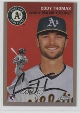 2023 Chrome Platinum Anniversary Rose Gold Refractor 43/75 Cody Thomas #104 0z8z