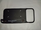 Mason magiela iphone 17 pro max black case leather with strap  leather