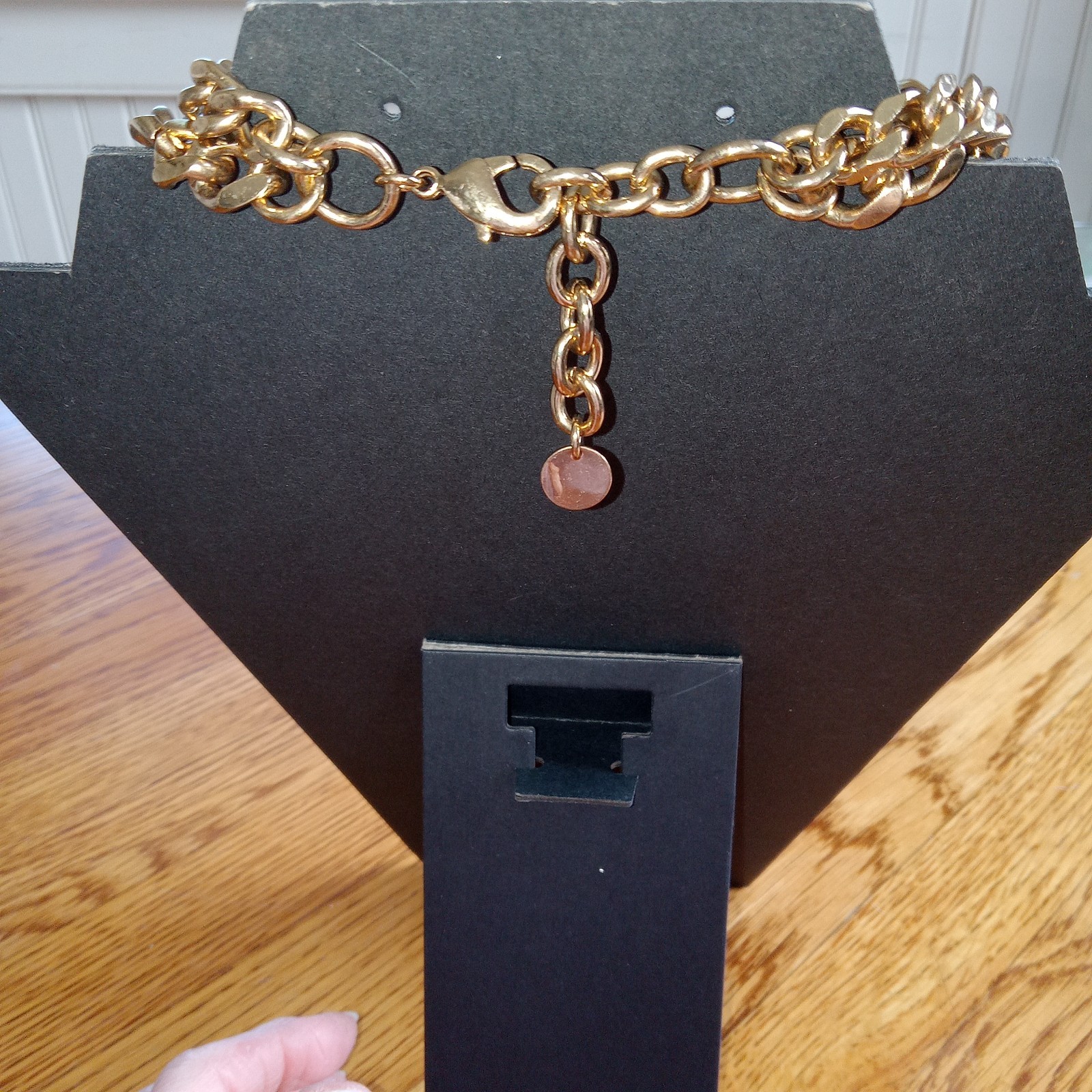 Stella + Dot Multistrand Statement Champaign Gold… - image 8