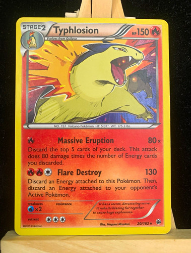 Pokemon TCG Typhlosion 20/162 English