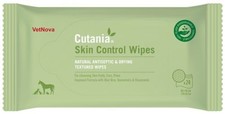 CUTANIA Skin Control Wipes, 24 Count: Antimicrobial Soothing Wipes, Tear Stains