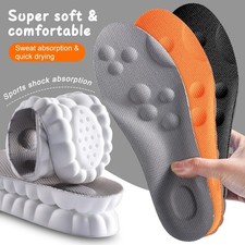 NEW 4D Memory Foam Insoles   Orthotic Support For Men  Women, Ideal For Sports