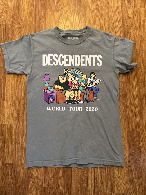 Descendents 2020 World Tour Shirt RARE Small No Use For A Name Lagwagon NOFX