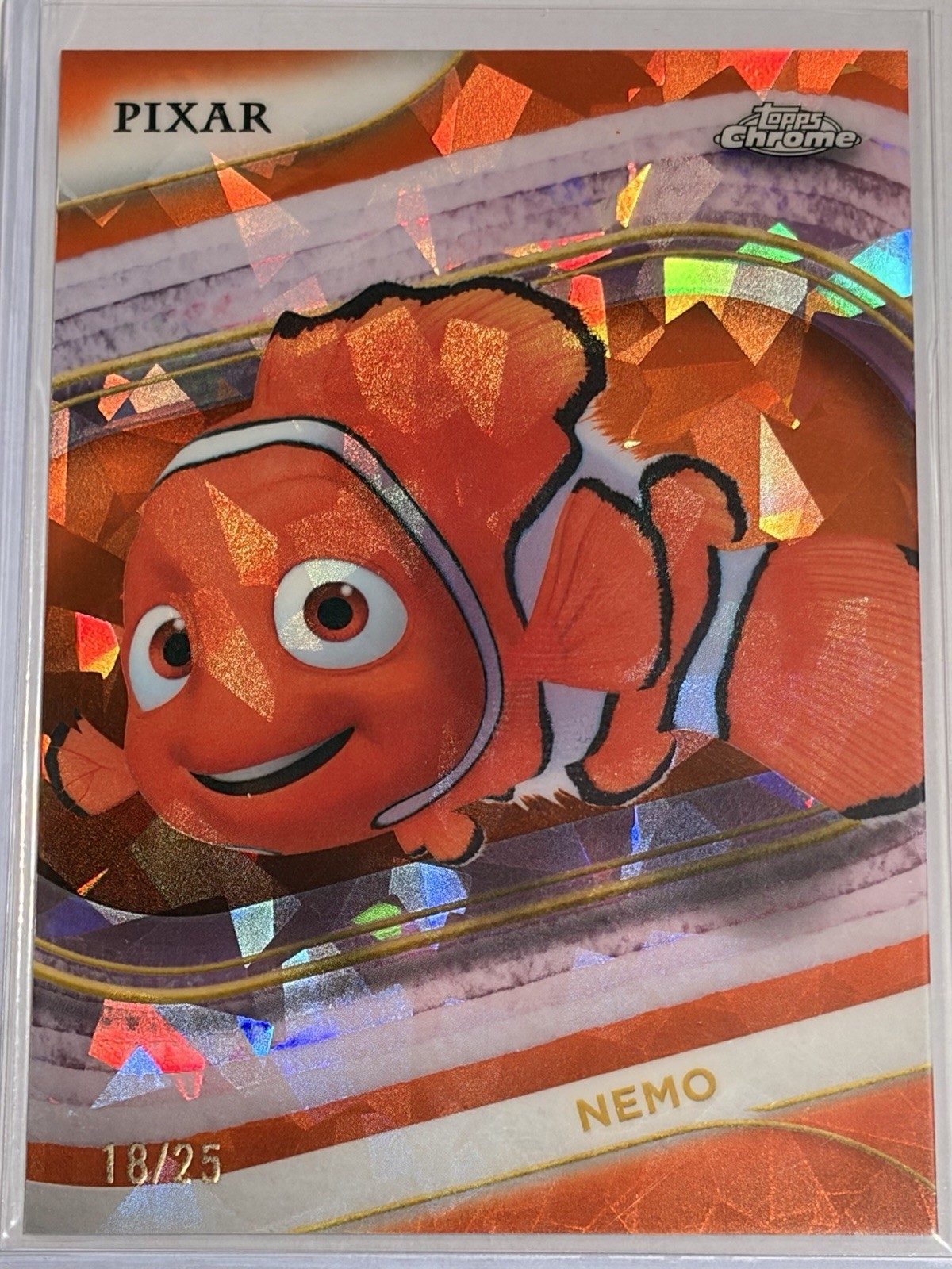 Nemo 2025 Topps Chrome Disney #43 Black Wave Refractor /10 Price