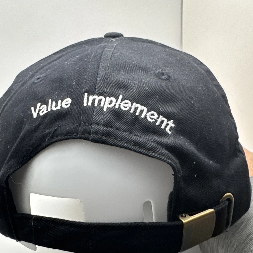 Kubota Flame Hat Cap Strapback Adjustable Black Embroidered Flames - Image 3 of 4