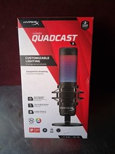 HyperX QuadCast S RGB LED USB Cardioid Microphone - Black