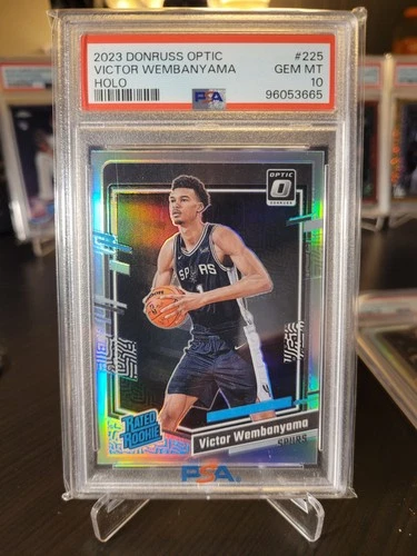 2023-24 Donruss Optic Victor Wembanyama #225 Holo (RC) PSA 10