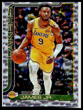 2025-26 Topps Basketball Bronny James Jr. #152 Crackleboard Lakers