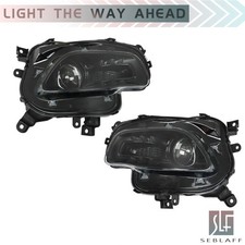 For Jeep Cherokee 2014-2018 Halogen Projector Headlights Black Pair Rightleft For Jeep Cherokee 2014-2018 Halogen Projector Headlights Black Pair Rightleft