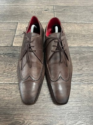 jeffery west muse shoes men brown leather sz9 | eBay