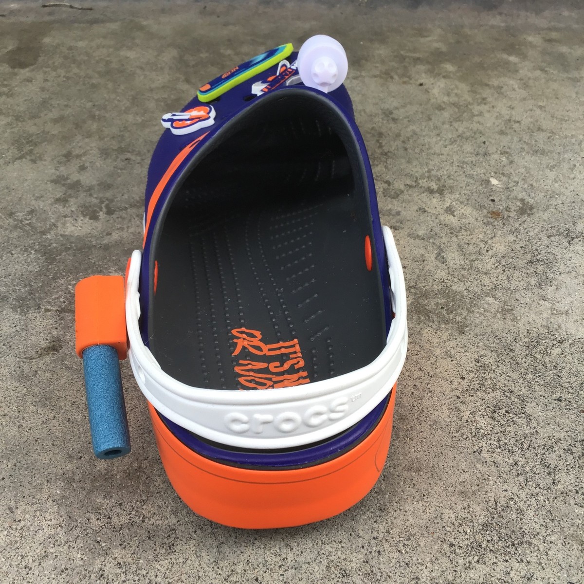 Crocs Classic Hasbro Nerf Clogs Blue Men\'s‎ Size 11 81pfqFHrYHL._AC_UY900_.jpg main image 3