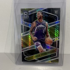 Panini Spectra Brice Sensabaugh Utah Jazz #166 Rookie Prizm Basketball